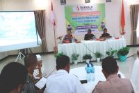 Suasana Rapat Kerja Teknis Masa Tenang Pemilu Serentak di Flores Timur, Jumat (9/2/2024). Foto: Wentho Eliando