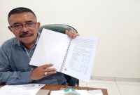 Direktur Perumda Wae Mbeliling Manggarai Barat Aurelius Endo