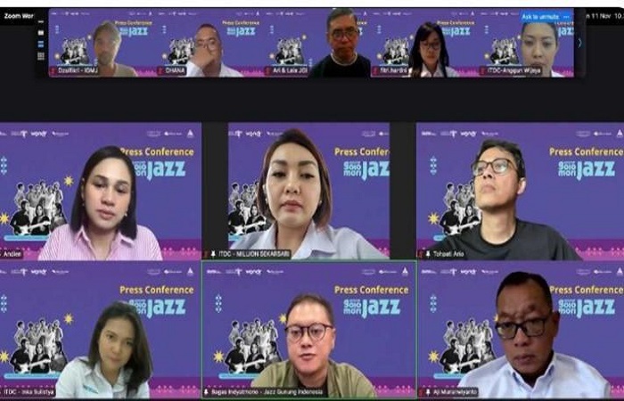 Ini gambar zoom meeting penundaan Golo Mori jezz 2024, Senin (11/11/2024-Jakarta). 

