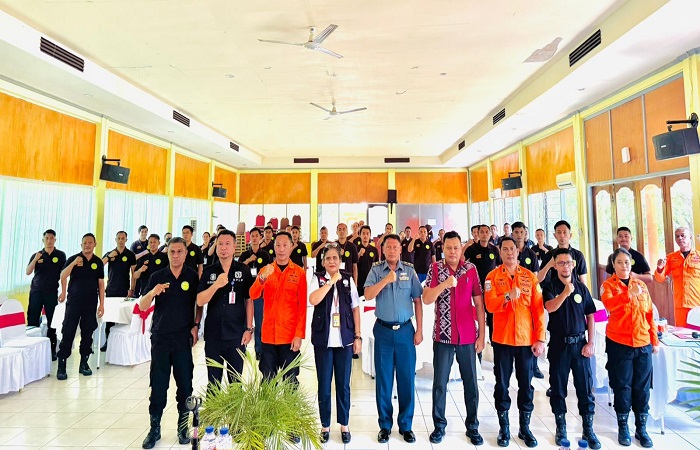 Siaga Nataru, Kantor Pencarian dan Pertolongan Maumere Gelar Latihan Bersama Unsur Potensi SAR