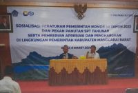 Sosialisasi KPP Pratama Ruteng di Kabupaten Manggarai Barat (dok.kpp pratama ruteng)
