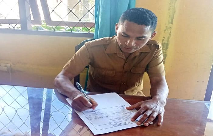 Sekretaris Dinas Pangan Daerah Kabupaten Nagekeo, Ignasius Sengsara 