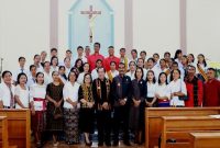 Misa Syukur HUT Kemerdekaan RI ke=80 di Mbay.