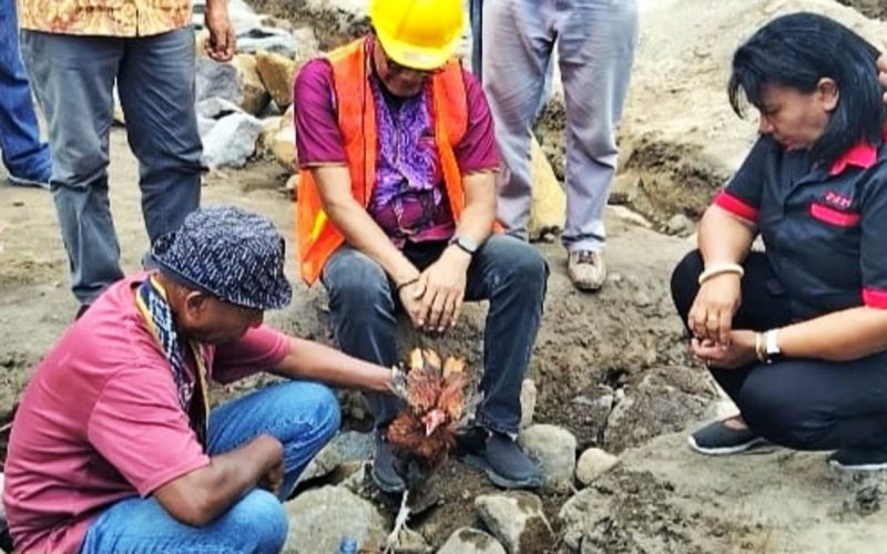 Peletakan Batu Pertama Pembangunan SMPN Nubaarat