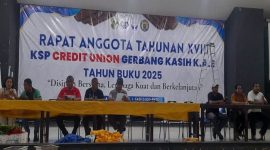 Gladi Bersih RAT CU Gerbang Kasih,Jumat (20/2/2026).