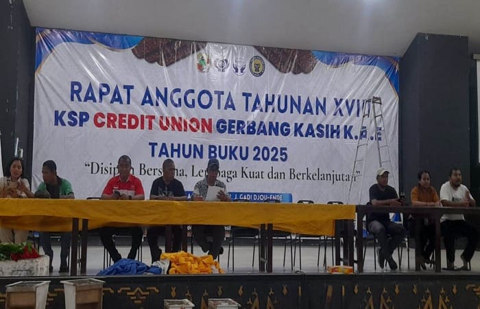 Gladi Bersih RAT CU Gerbang Kasih,Jumat (20/2/2026).