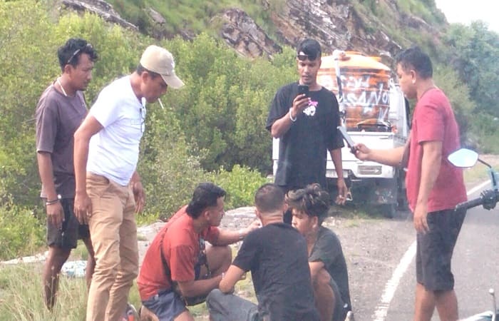 Polsis Ringkus pengedar Narkoba, di Mbay, Kabupaten Nagekeo, Rabu (11/2/2026).