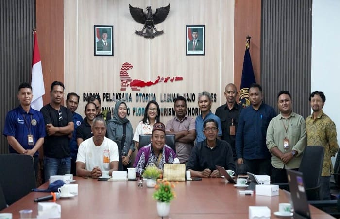 Diskusi kolaborasi bersama media edisi Maret 2026 di Ruang Rapat Floratama BPOLBF, Labuan Bajo ibu kota Kabupaten Manggarai Barat baru-baru ini