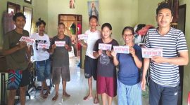 Warga RT 01 Wae Sambi, Desa Batu Cermin, Kecamatan Komodo, Kabupaten Manggarai Barat, Nusa Tenggara Timur (NTT) peserta pemilihan Ketua RT periode 2026-2034, Minggu (19/4/2026).