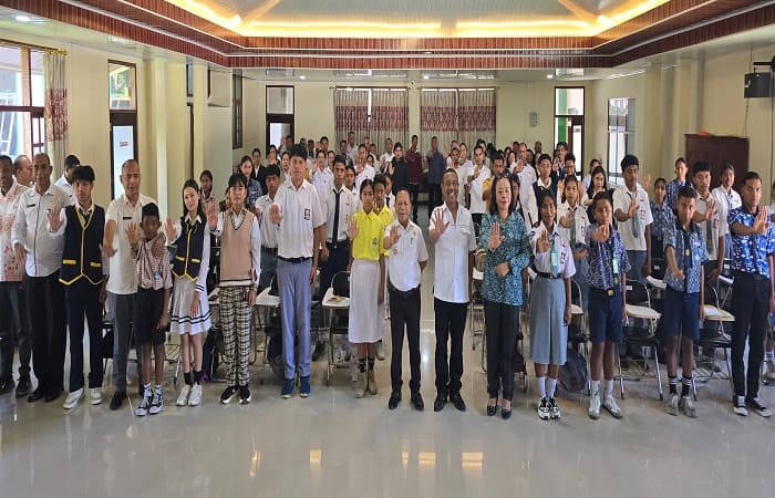 Pengukuhan Forum Anak Daerah Kabupaten Ngada periode 2026–2027, Rabu (22/4/2026).