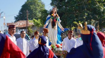 Perarakan Patung Bunda Maria Asumpta Nusantara Awali Rangkaian Festival Golo Koe 2026
