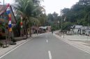 Ruas jalan Nangamboa - Watumite di Kampung Koporombo, Desa Tenda - Ondo, Ende, NTT.