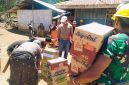 Pemda Ngada Distribusi Bantuan untuk Warga Desa Taenterong Dua, Rabu (19/8/2026).