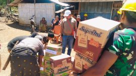 Pemda Ngada Distribusi Bantuan untuk Warga Desa Taenterong Dua, Rabu (19/8/2026).