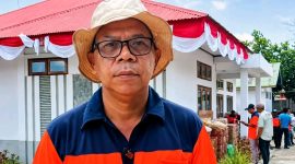 Ketua Satgas Bencana Kabupaten Manggarai Timur Winsensius Tala