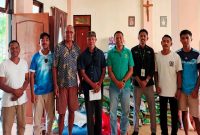 Tim Relawan Gempa Flores Kevikepan Reo.