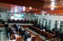Suasana Rapat Paripurna Kedua dengan Agenda Pidato Pengantar Nota Keuangan atas Rancangan Perubahan APBD Kabupaten Flores Timur Tahun Anggaran 2026 di DPRD Flores Timur, Senin (21/9/2026).