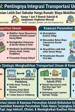 Integrasikan Angkutan Umum ke Kawasan Permukiman, Mendorong Revisi UU LLAJ dan Perkim