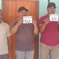 Calon Kades Bobawa dengan Nomor urut 1, Bertolomeus Age, Nomor urut 2, Petrus Riwu, bersama Penjabat Kepala Desa Bobawa, Ibu Anselina Dhei dan Panitia Pilkades Kecamatan Golewa Selatan, Fransiskus X.Jawa. 