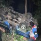 Aparat Kepolisian Resor Ngada lakukan olahTKP LakalantasTunggal.