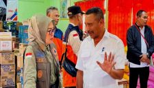 Deputi V BNPB dan Wabup gada,Bernadinus Dhey gebu.