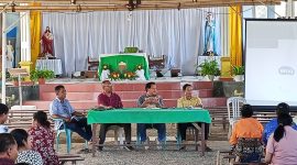 Suasana Pertemuan Perdana Persiapan Perayaan Satu Abad Paroki Santo Martinus Bola, Minggu (4/10/2026). Foto: Istimewa