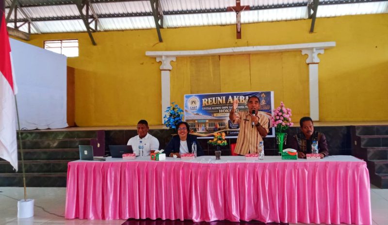 Alumni SMPS Sanctissima Trinitas Hokeng Gelar Reuni Akbar di Larantuka