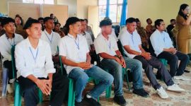 Peserta pelatihan barber pria yang digelar Dinas Tenaga Kerja dan Transmigrasi Ngada