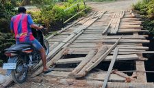 Kondisi Jembatan Pomaeke di Desa Aeramo, Kecamatan Aesesa, Kabupaten Nagekeo, NTT
